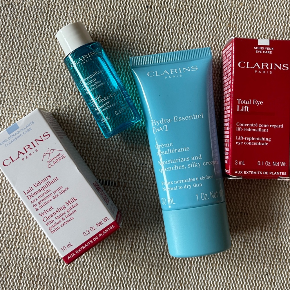 New Clarins set of 4 products